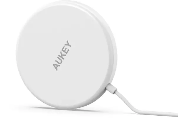 AUKEY LC-A1 White MagSafe Qi 15W USB-C ładowarka indukcyjna